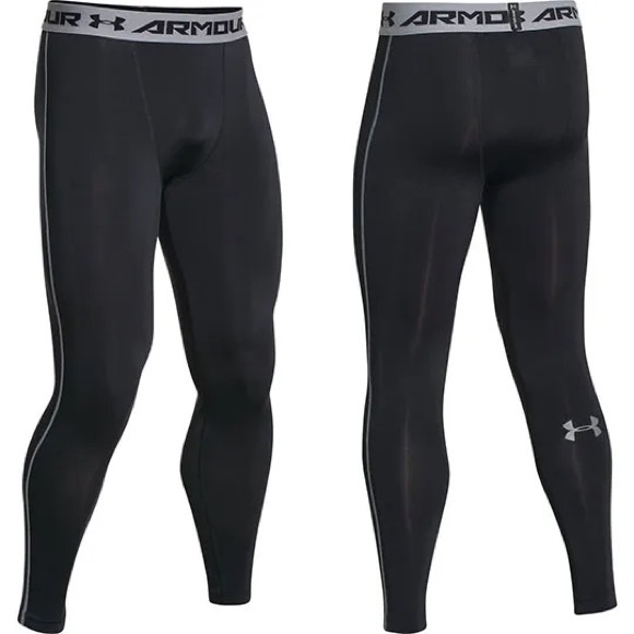 EUC - Men’s Under Armour Heat Gear Tights (Size: Small) - Picture 1 of 3